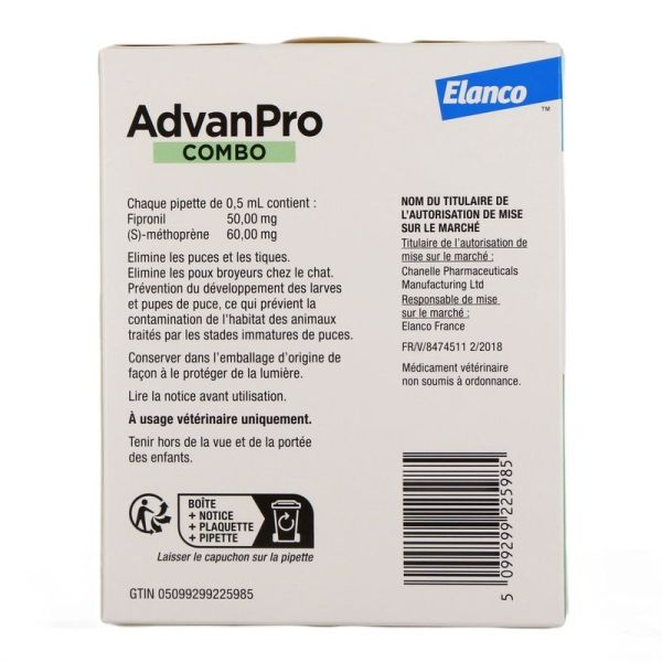 AdvanPro Combo - Chats & Furets - 6 pipettes