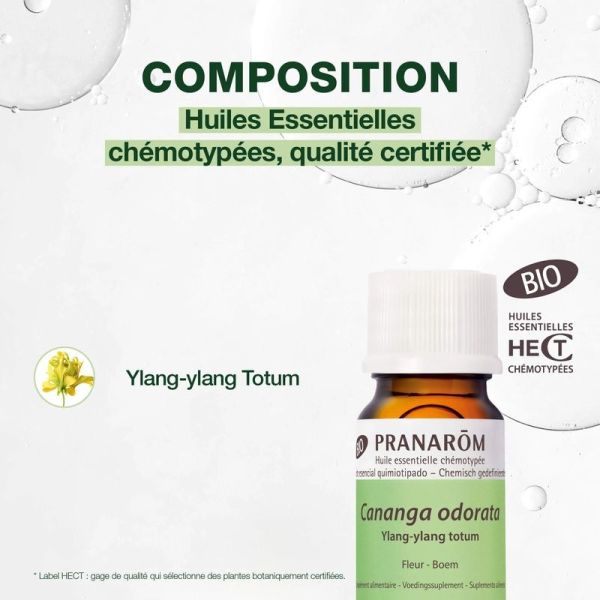 Huile Essentielle d'Ylang-ylang totum - Bio - 5 ml