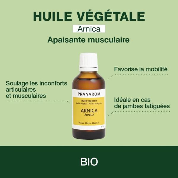 Huile Végétale d'Arnica - 50 ml