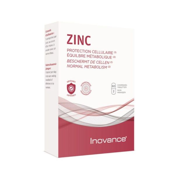 Inovance Zinc 60 comprimés