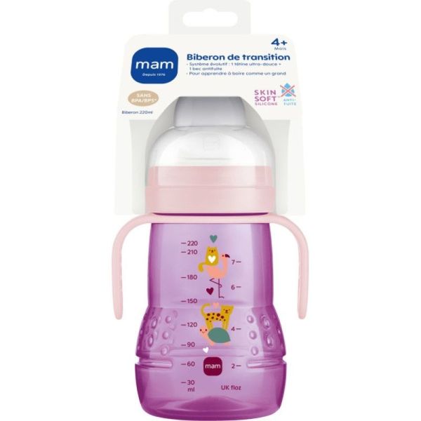 Biberon de Transition Fille - 220 ml