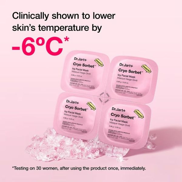 Cryo Sorbet Icy Facial Mask 4-Pack - 4 x 4 g