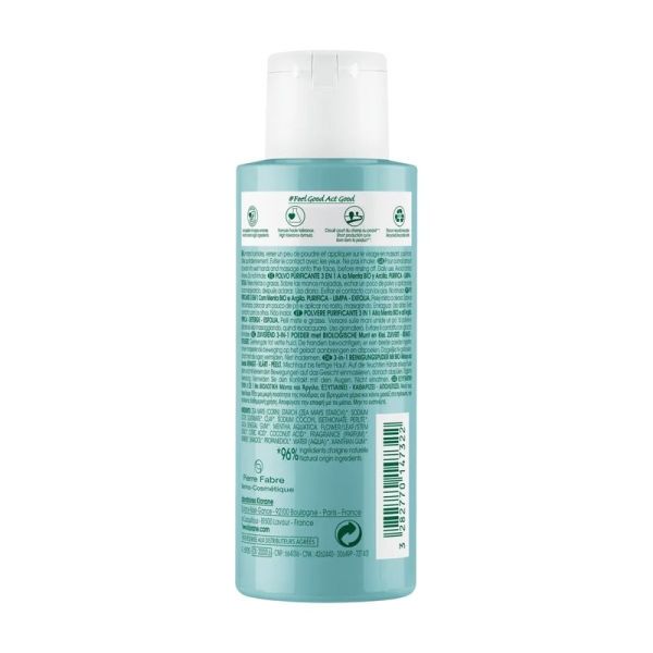 Poudre purifiante 3 en 1 à la Menthe aquatique BIO - 50 g