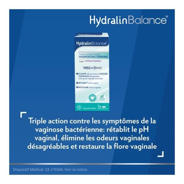 Balance ovule vaginal - 7 ovules
