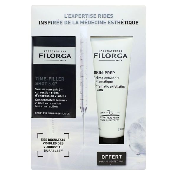 Time-Filler 5XP coffret sérum correction rides 15ml + Skin-Prep crème 75ml