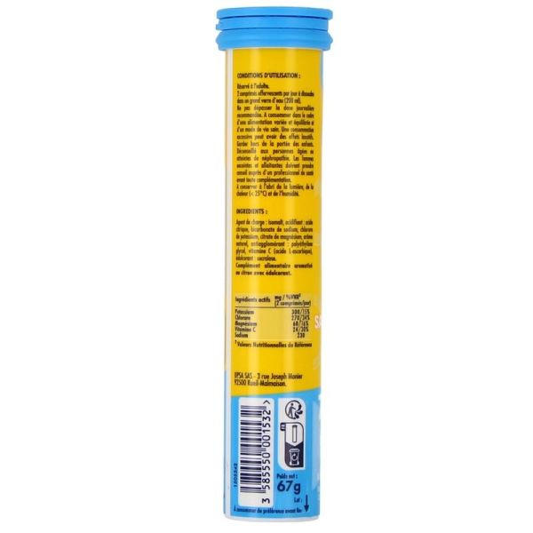 HydraFizz Hydra Sans Sucre - Citron - 16 comprimés effervescents