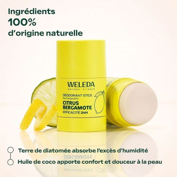 Recharge Déodorant Stick - Citrus Bergamote - 50 g