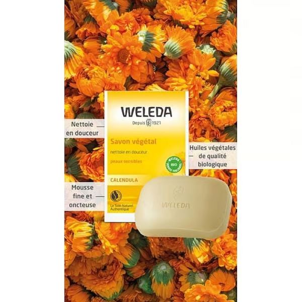 Savon vegetal au Calendula - 100 g