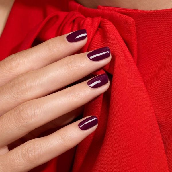 Manucurist Green Flash Vernis semi-permanent Prune - 15 ml