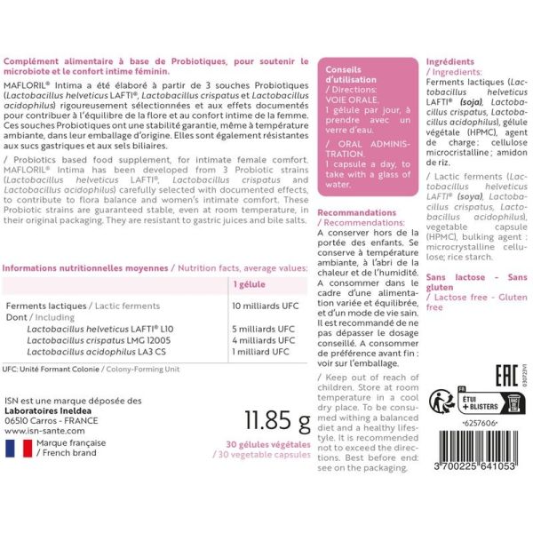 Mafloril Intima - 30 gélules