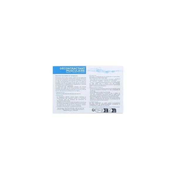 Décontractant Musculaire Solution Buvable Ampoules - 2 x 30 ampoules