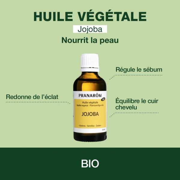 Huile Végétale de Jojoba - Bio - 50 ml