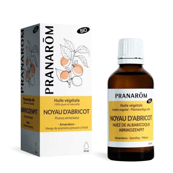 Huile Végétale de Noyau d'abricot - Bio - 50 ml