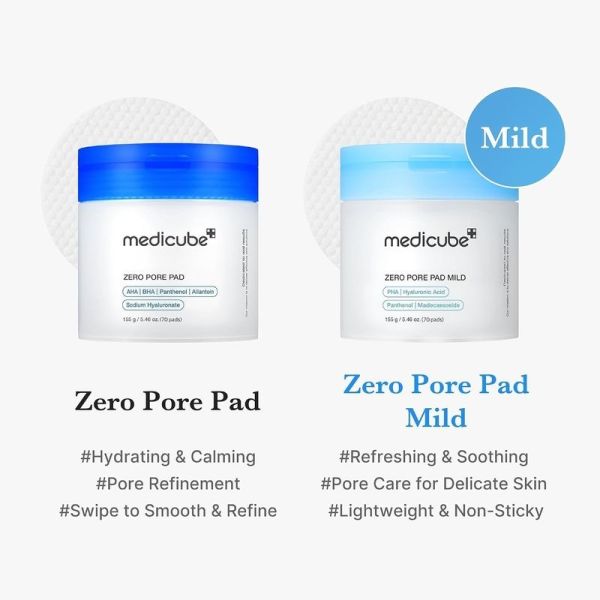 Zero Pore Pad Mild 2.0 - 70 disques imprégnés