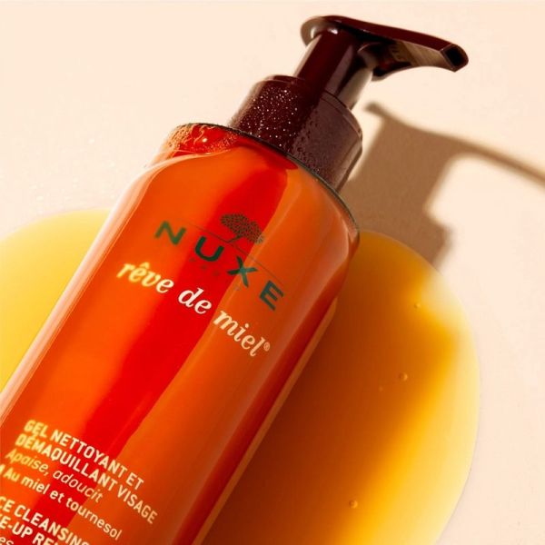Gel Nettoyant et Démaquillant Visage RÊVE DE MIEL - 200 ml