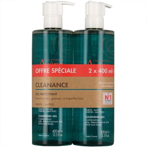 Cleanance Gel Nettoyant - 2 x 400 ml