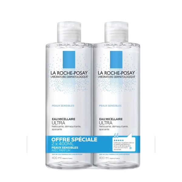 Toleriane Eau Micellaire Peaux Sensibles - 2 x 400 ml