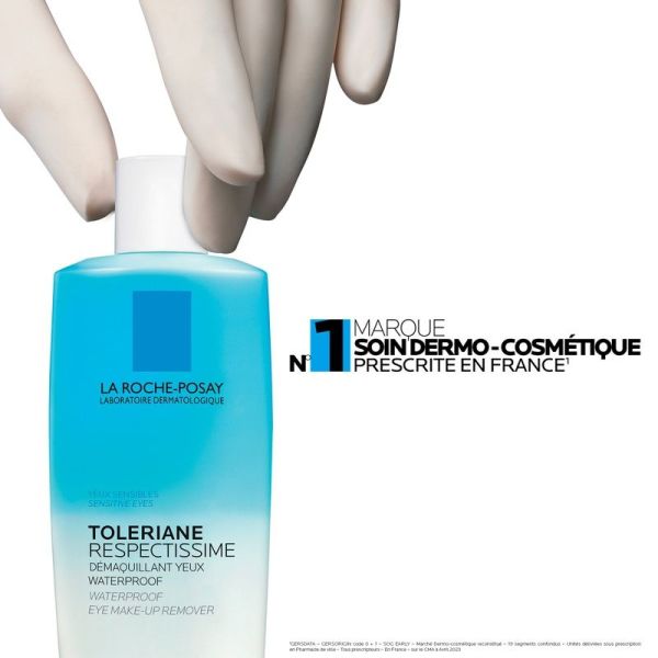 Respectissime Démaquillant Yeux Waterproof Toleriane - 2 x 125 ml