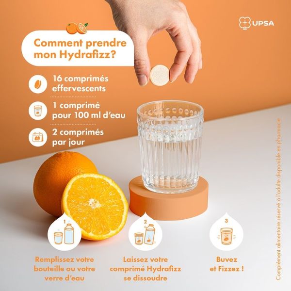 Hydra +Sport - 16 comprimés effervescents