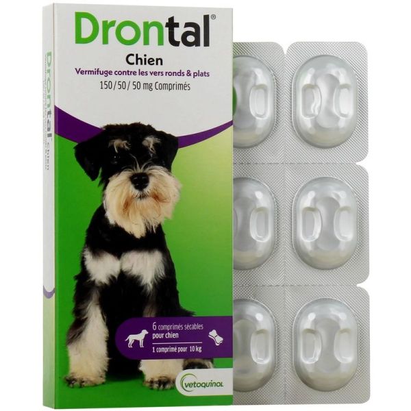 Drontal Chien Arôme viande Comprimés - 6 comprimés