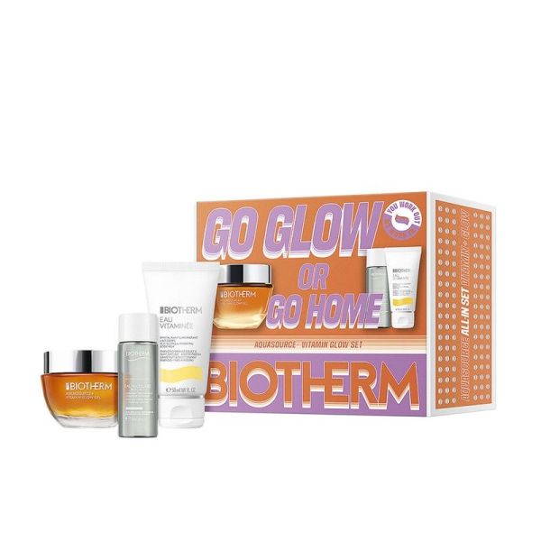 Aquasource Coffret Vitamin Glow - Gel visage 50 ml, eau micellaire 30 ml et lait corps 50 ml