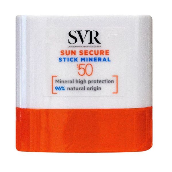 Svr Sun Secure stick minéral SPF50 10g