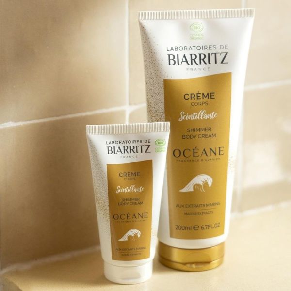 Crème corps scintillante Solaire Océane - 50 ml