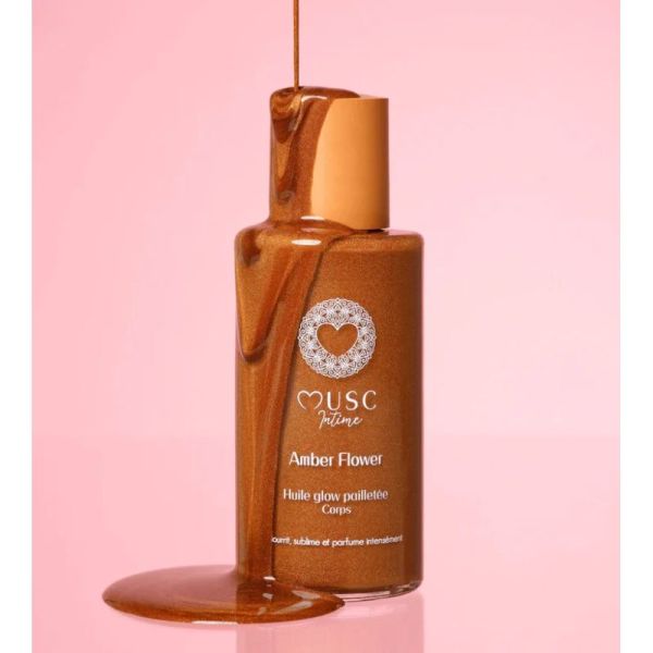 Huile Glow Pailletée - Amber Flower - 100 ml
