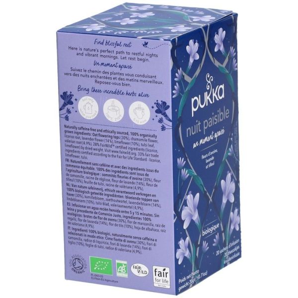 Infusion Nuit Paisible Bio - 20 sachets