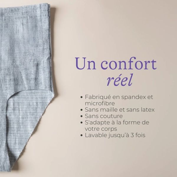 Slips Filets Maternité Réutilisables Post Accouchement - Taille unique, 4 unités