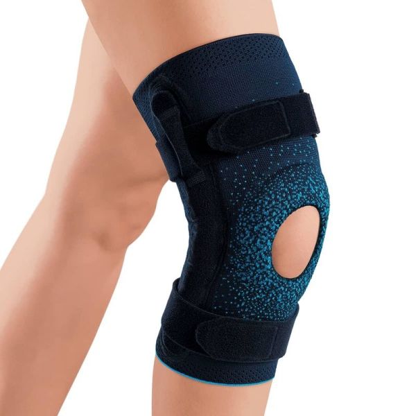 ROTULIG STAB genouillère ligamentaire articulée rotulienne - Noir/Gris Taille 3
