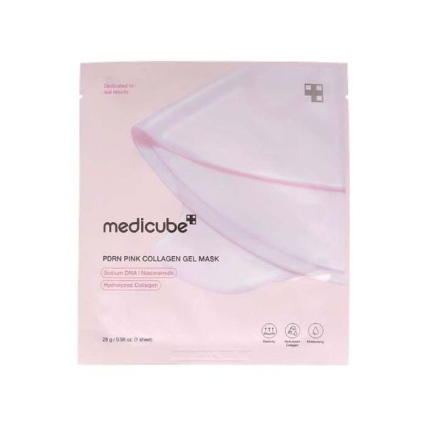 Masque Gel Collagène PDRN rose - 1 masque
