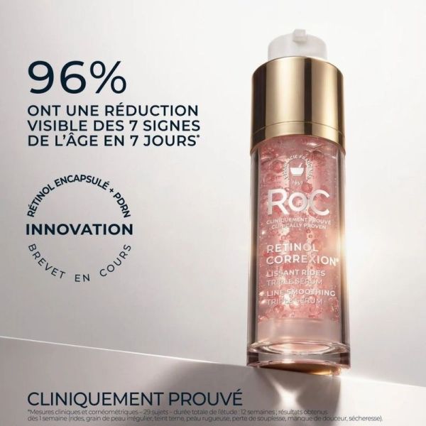 Soin Lissant Triple Sérum Retinol Correxion - 30 ml