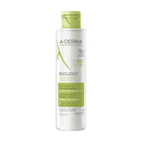 Eau micellaire dermatologique hydra-nettoyante BIOLOGY - 200 ml