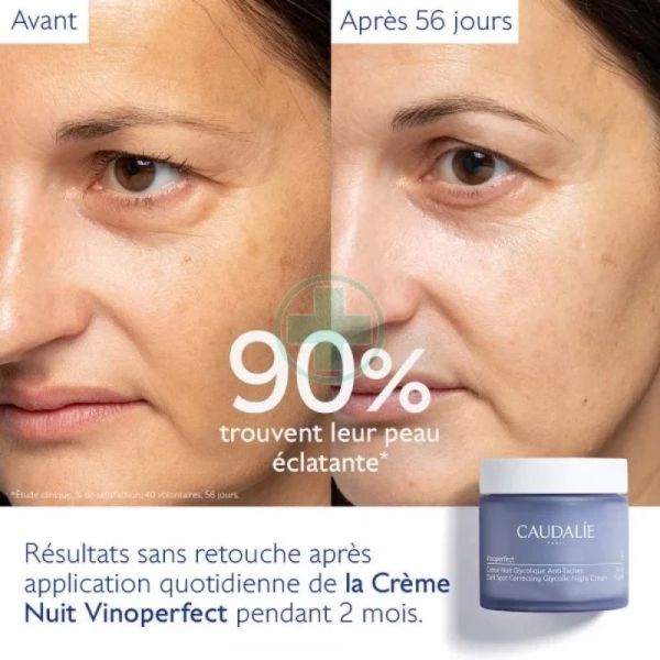 Crème Nuit Glycolique Anti-Taches Vinoperfect - 50 ml