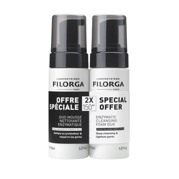 Mousse Nettoyante Enzymatique Skin-Prep - 2 x 150 ml