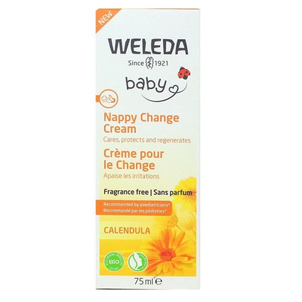 Weleda Crème pour le change calendula sans parfum 75 ml