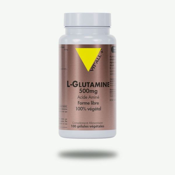 Vital L-Glutamine 500Mg 100 Gel