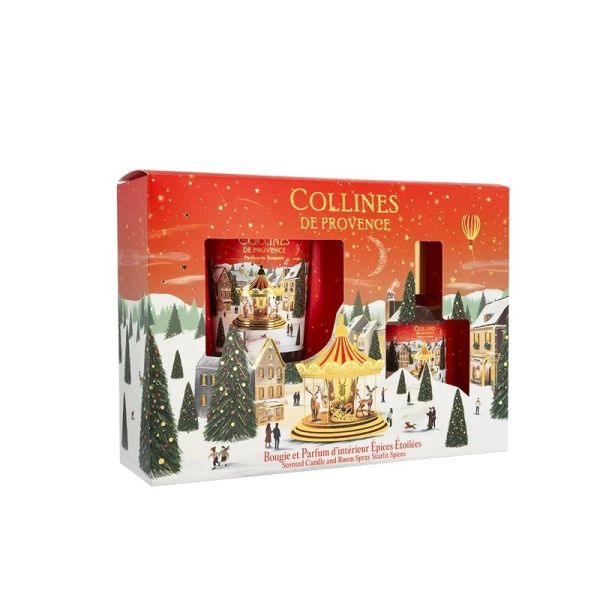 Coffret Épices Étoilées Noël - 75 g + 50 ml