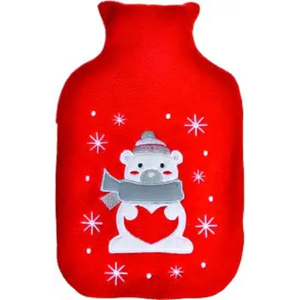 Bouillotte a Eau 2L - Housse Ours Polaire