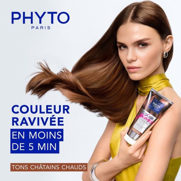 Color Gloss Masque raviveur de couleur et soin - châtain chaud - 200 ml