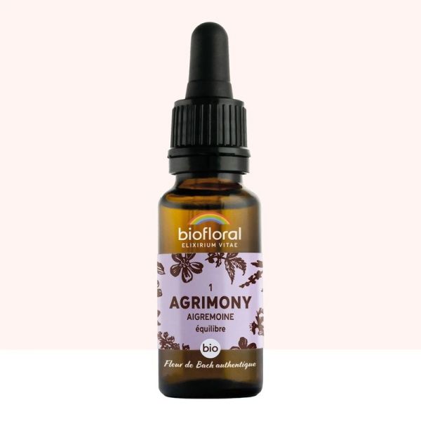 Fleur de Bach n 01 Agrimony, Aigremoine - Bio Demeter - 20 ml
