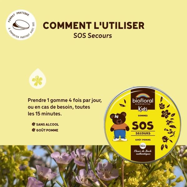Enfants SOS Secours Jour - Bio - 45 g