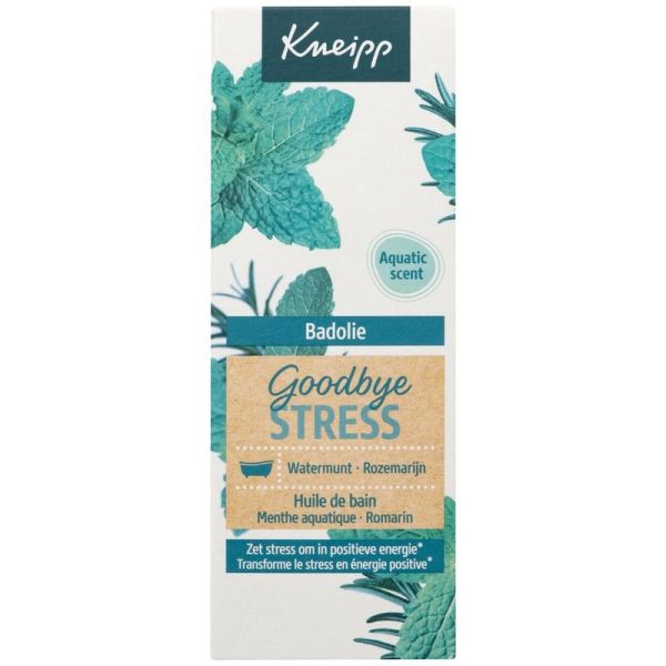 Huile de bain Goodbye Stress menthe aquatique romarin - 100 ml