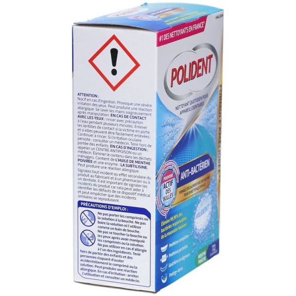 Polident Nettoyant Antibacterien Cpr72