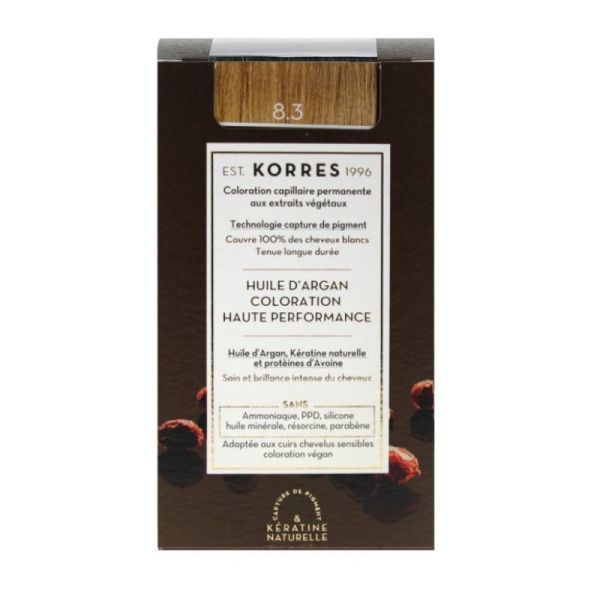Korres Color 8.3 Blond Clair Dore