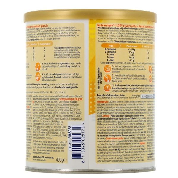 1 LGG 1er âge 0 à 6 mois - 400 g