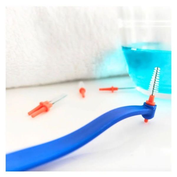 Brossettes interdentaires Clipée orange 3,5 mm - 10 unites