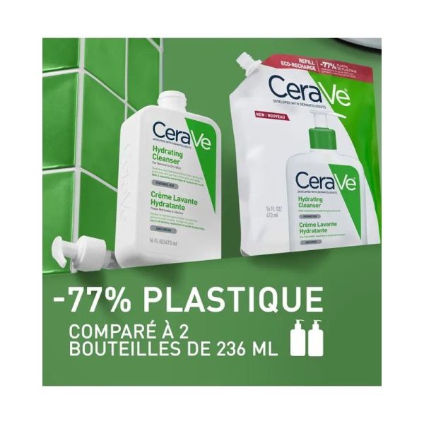 Crème Lavante Hydratante Éco-Recharge - 473 ml