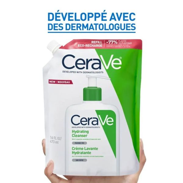 Crème Lavante Hydratante Éco-Recharge - 473 ml